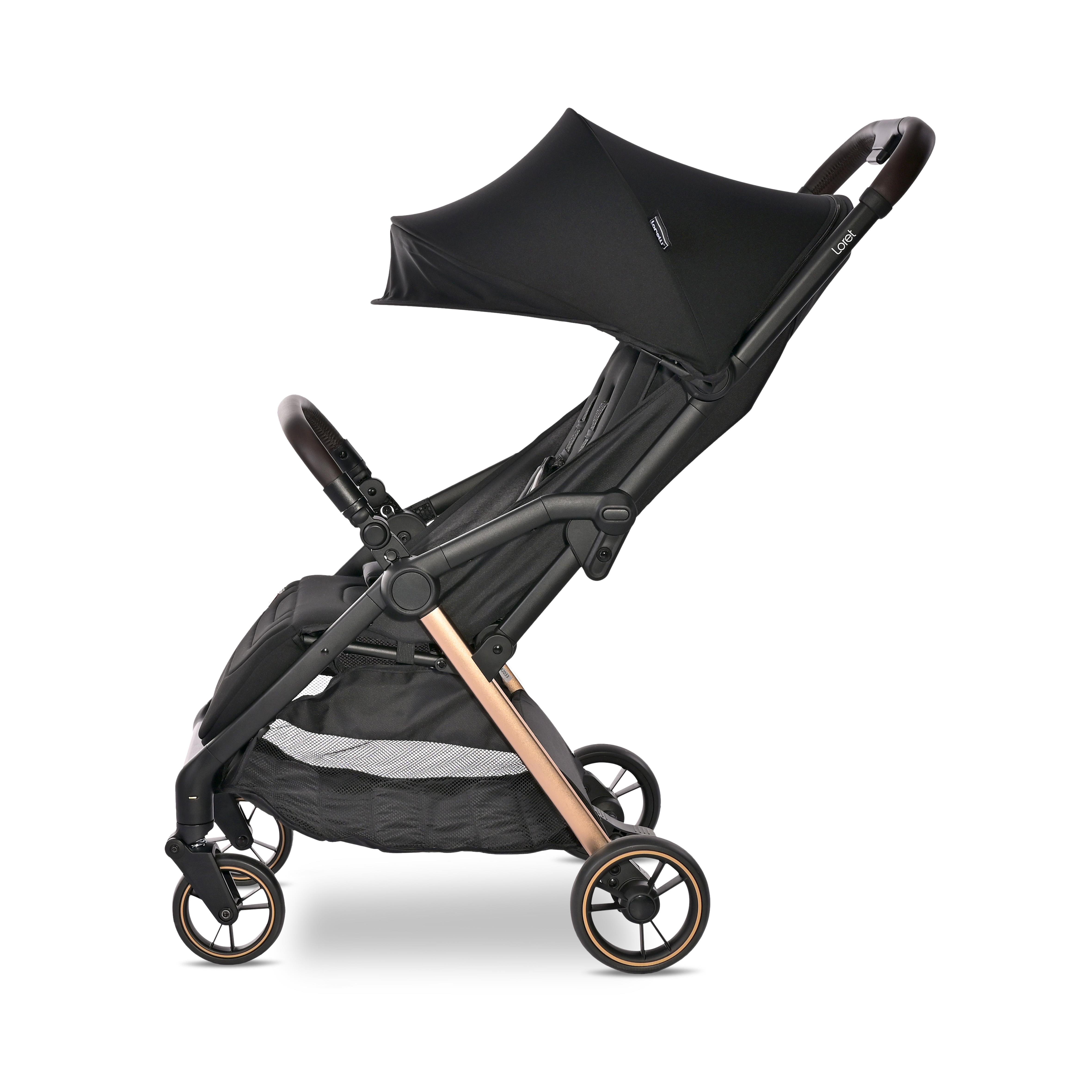 Lorelli Loret Otomatik Katlanan Bebek Arabası - Black