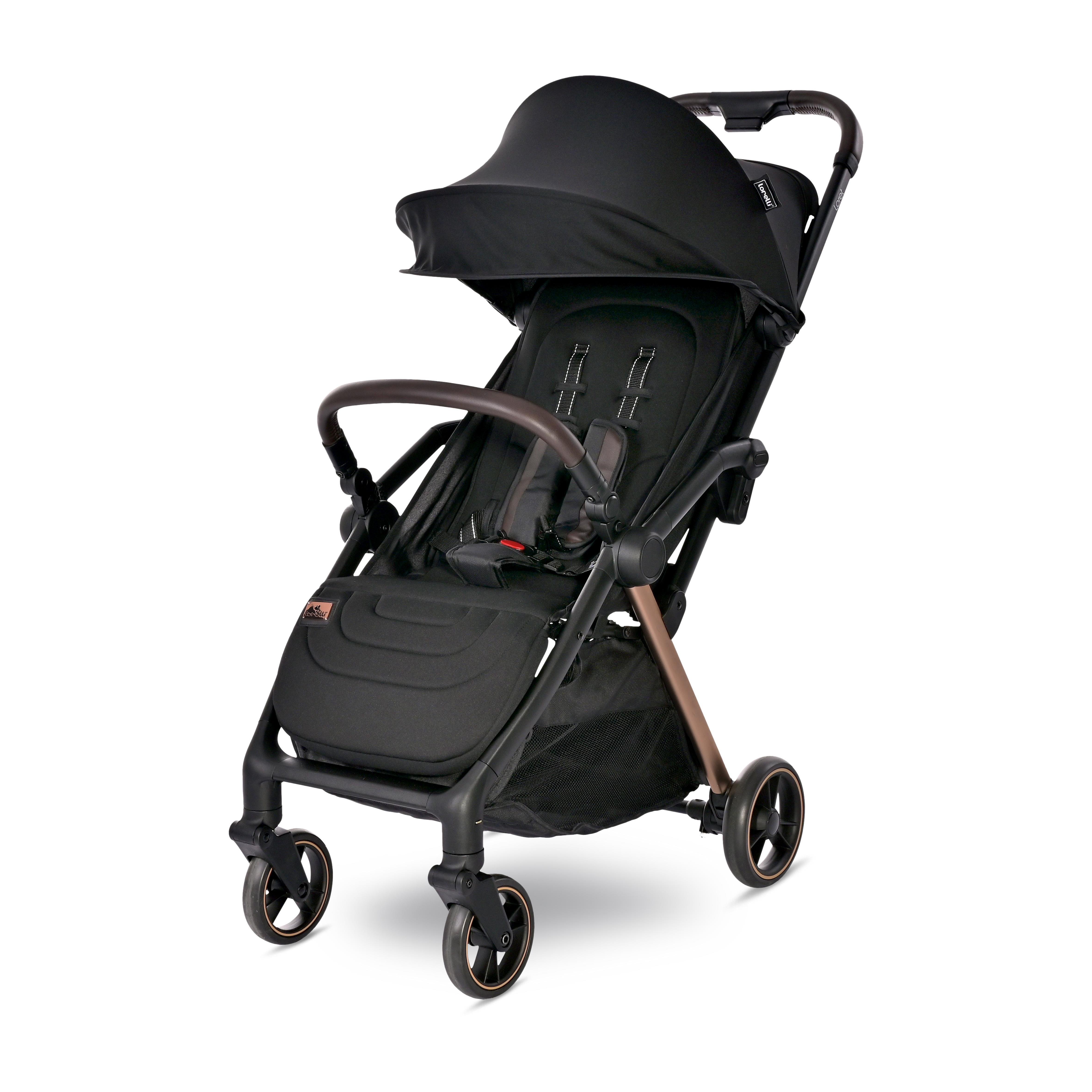 Lorelli Loret Otomatik Katlanan Bebek Arabası - Black