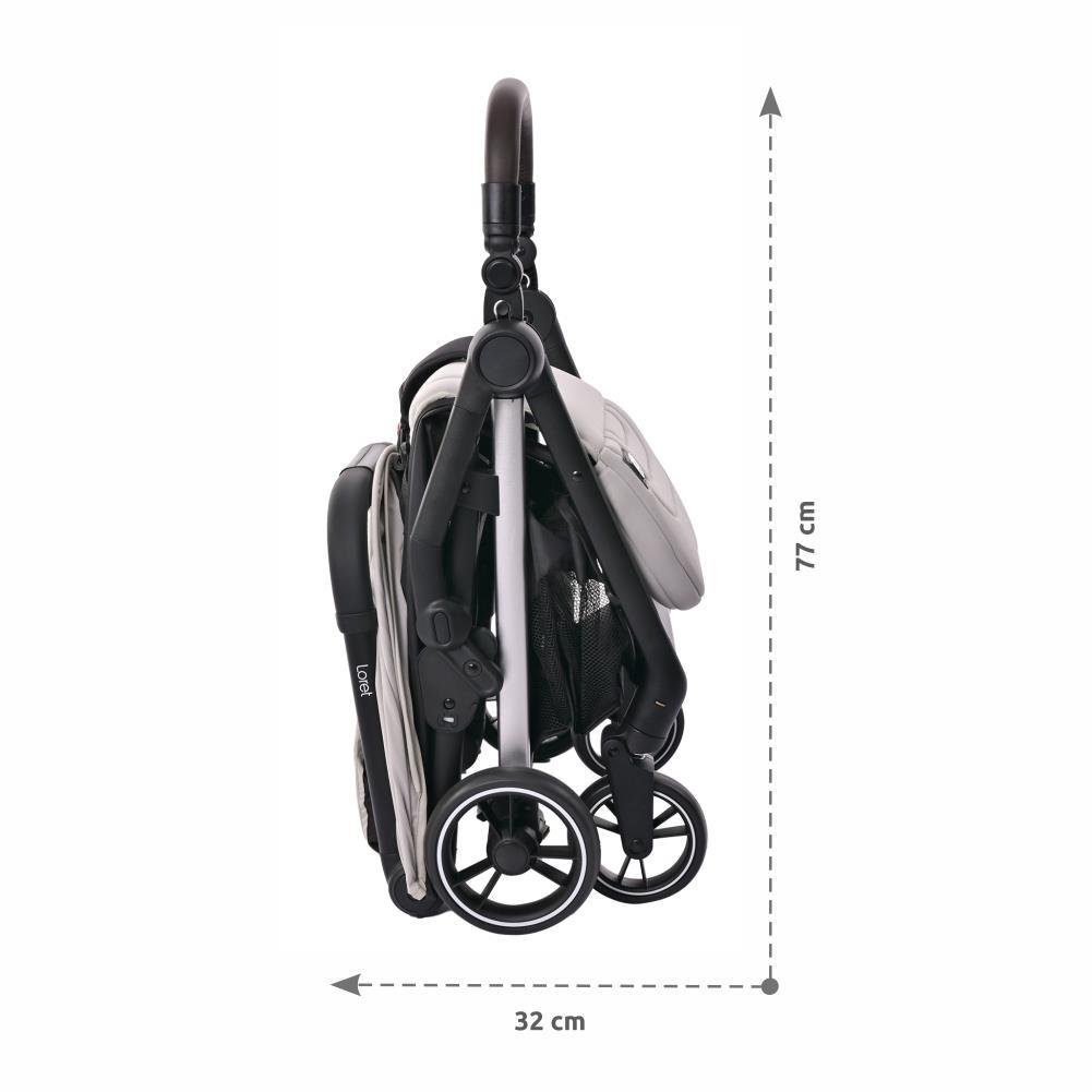 Lorelli Loret Otomatik Katlanan Travel Set Bebek Arabası - Black
