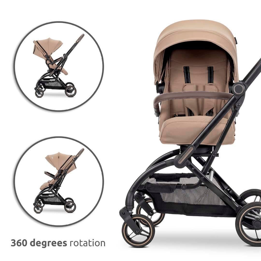 Lorelli MAKAYA 360 Dönebilen Kabin Tipi Travel Sistem Bebek Arabası - Siyah