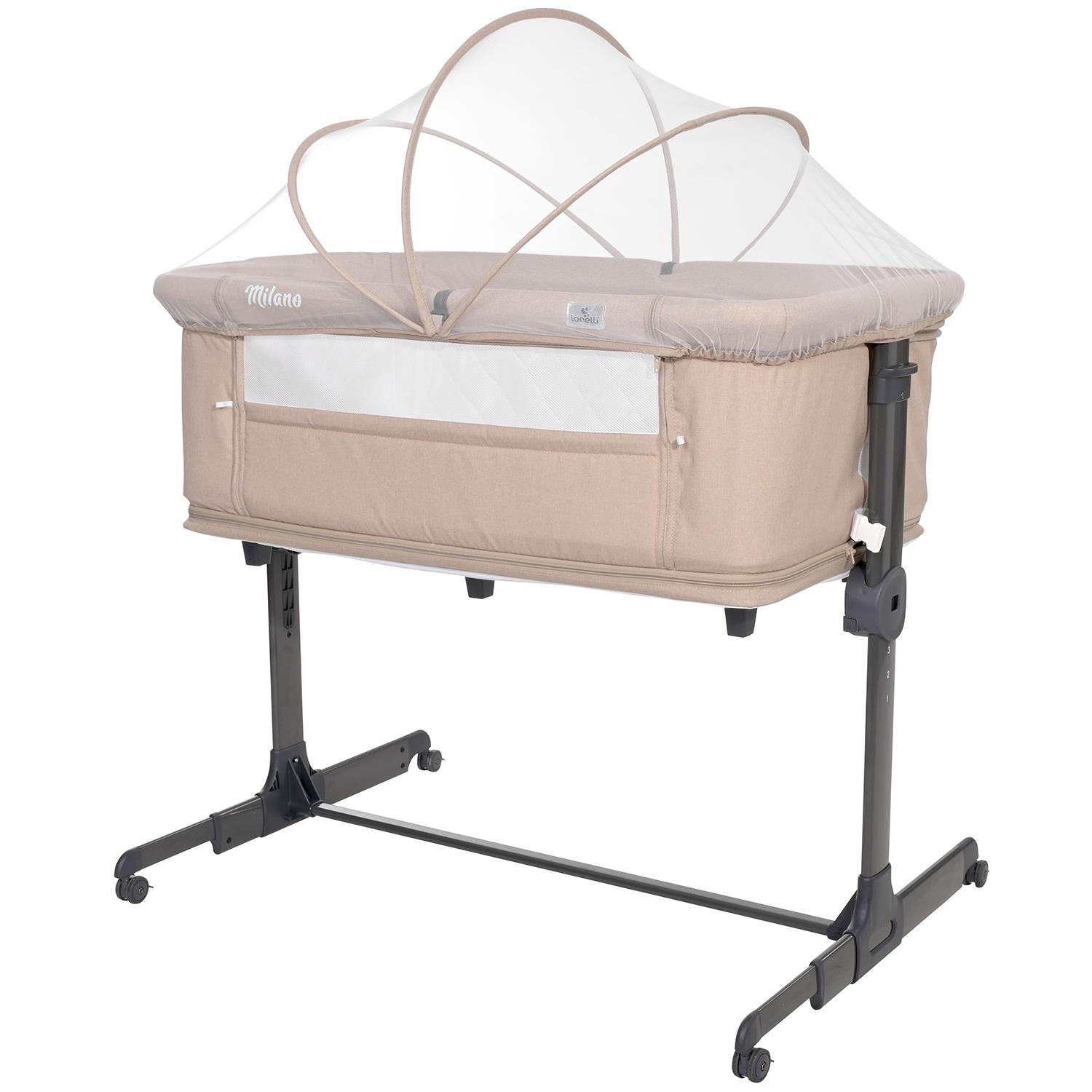Lorelli Milano 2 in 1 Anne Yanı Beşik - Beige