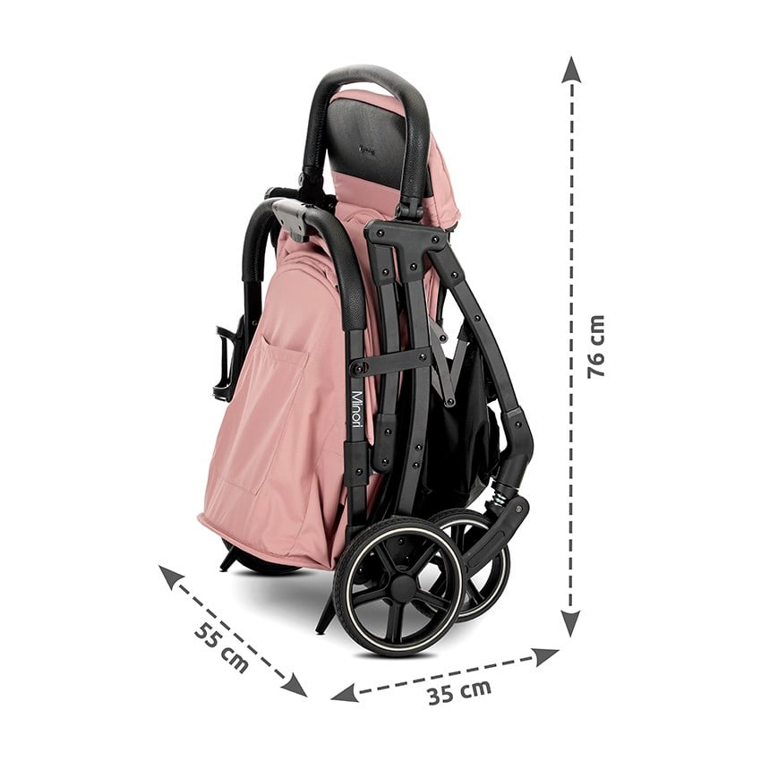 Lorelli Minori Plus Otomatik Katlanır Kabin Boy Bebek Arabası - Black