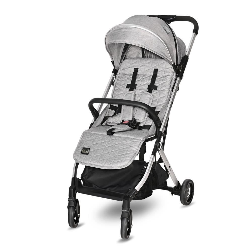 Lorelli Myla Ayrılıp Birleşebilen Kabin Set İkiz Bebek Arabası - Grey