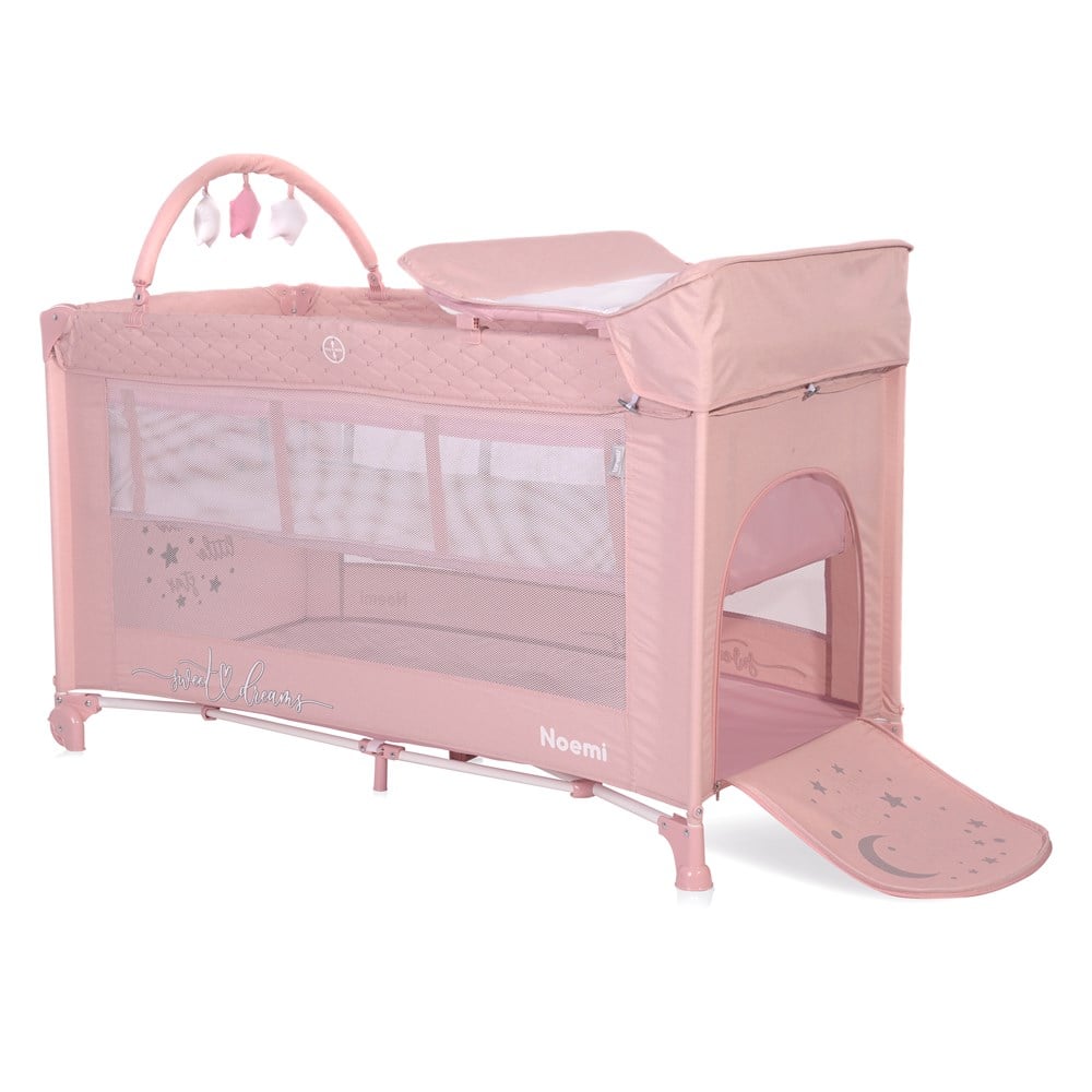 Lorelli Noemi 2 Layers Plus Park Yatak Beşik - Mellow Rose Star