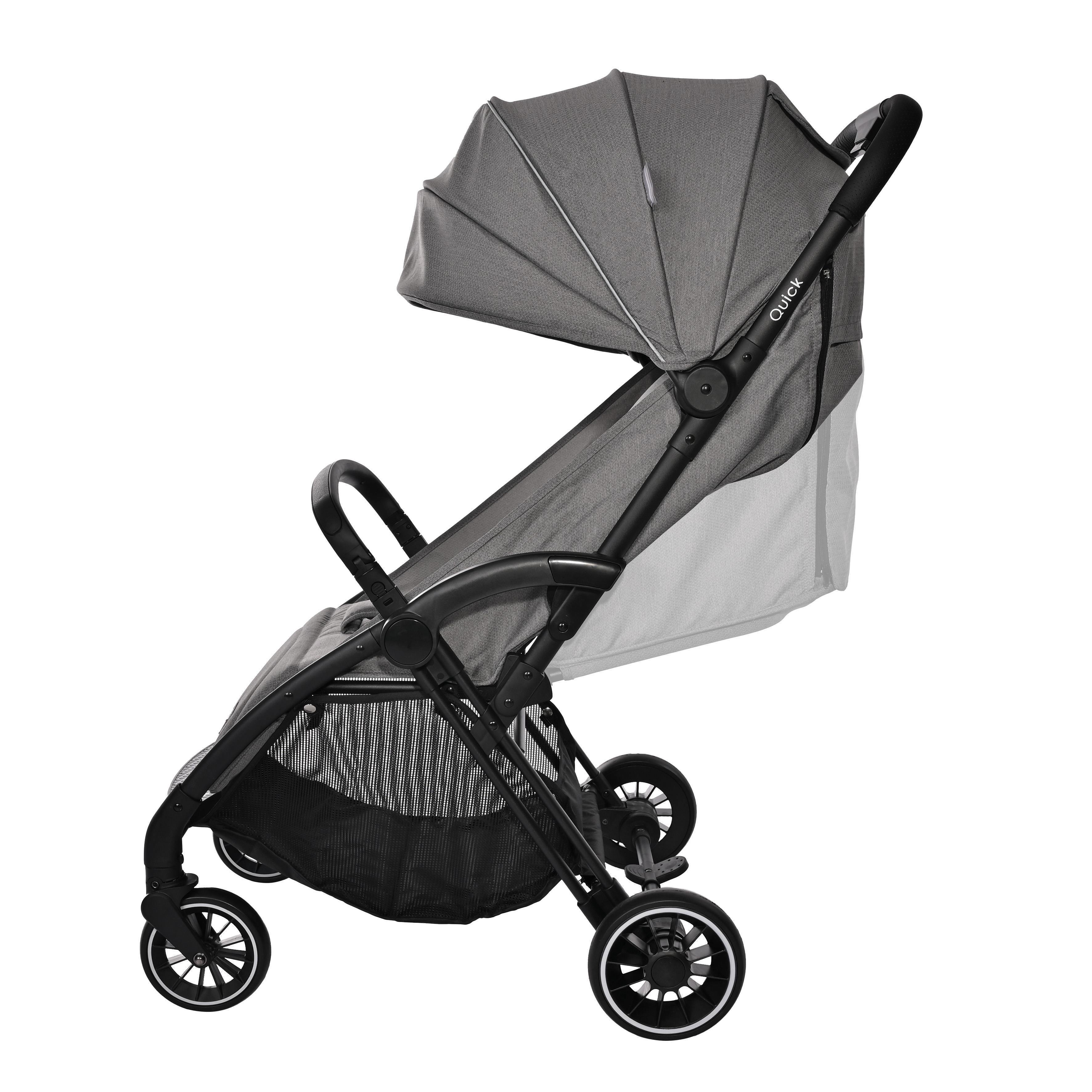 Lorelli Quick Otomatik Katlanan Kabin Boy Bebek Arabası - Black