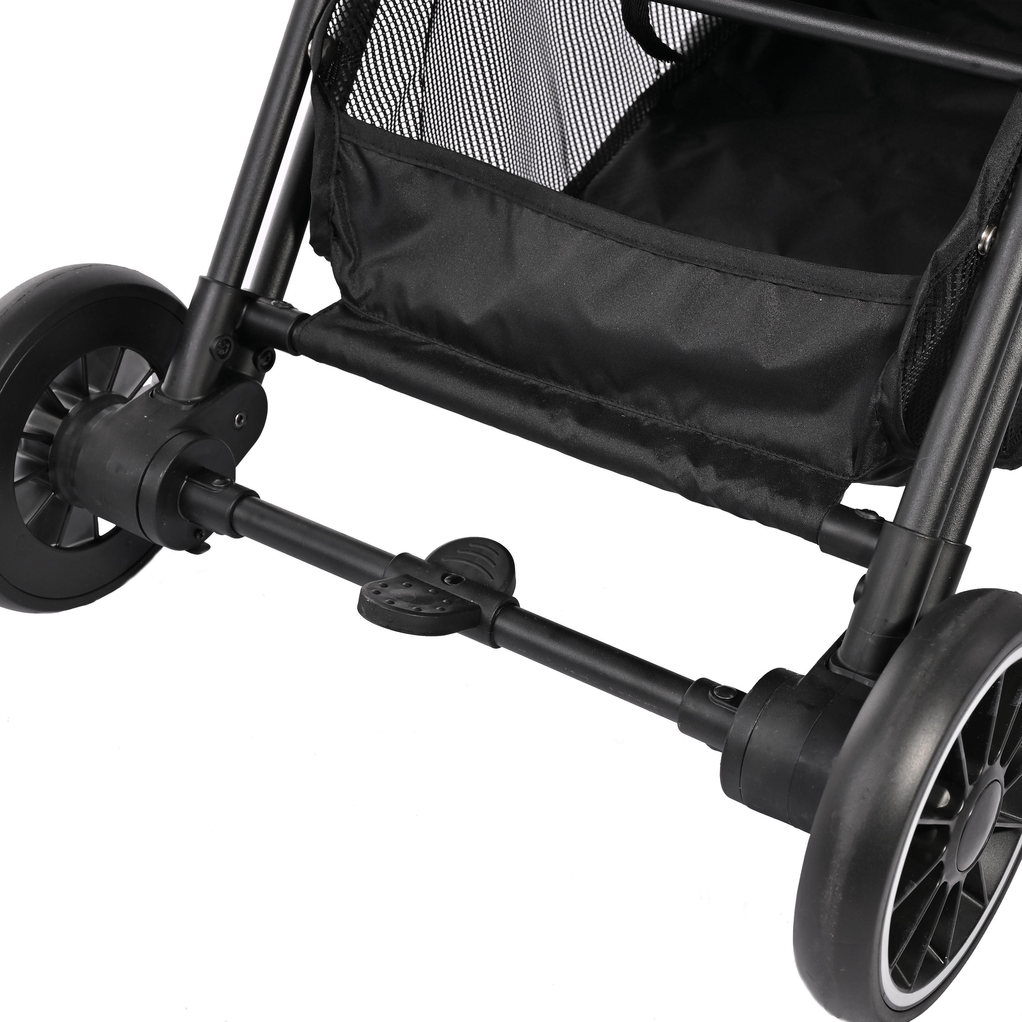 Lorelli Quick Otomatik Katlanan Kabin Boy Bebek Arabası - Black