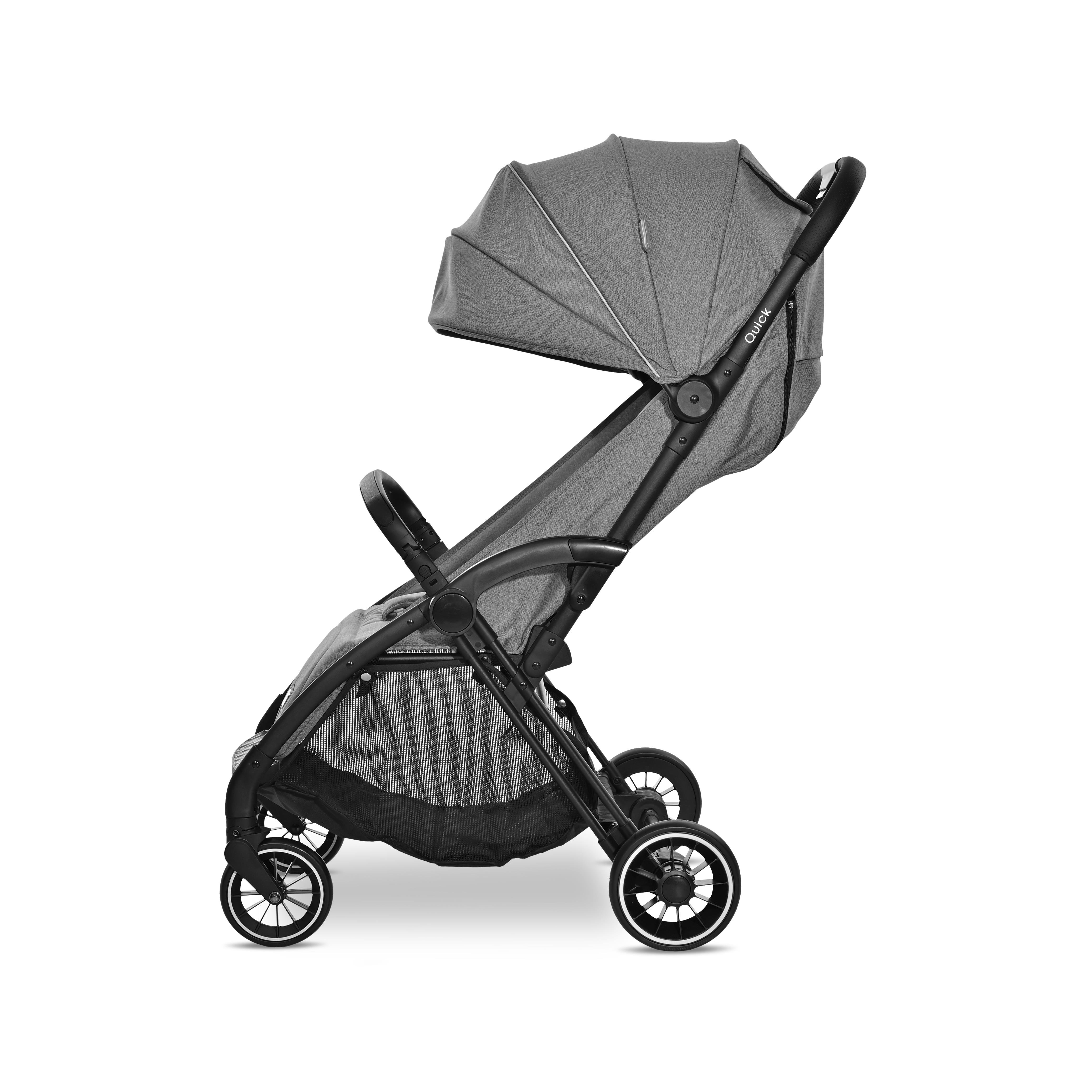 Lorelli Quick Otomatik Katlanan Kabin Boy Bebek Arabası - Grey