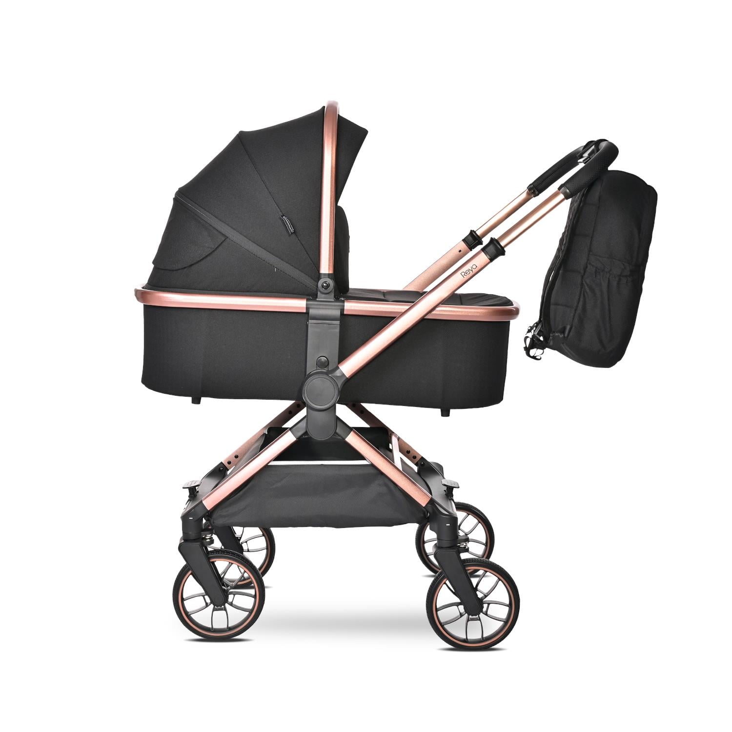 Lorelli Reya 3 in 1 Travel Sistem Bebek Arabası - Black