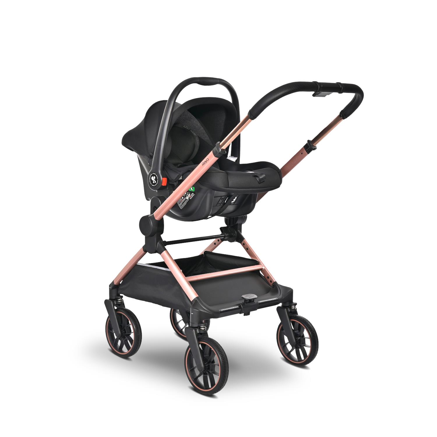 Lorelli Reya 3 in 1 Travel Sistem Bebek Arabası - Black