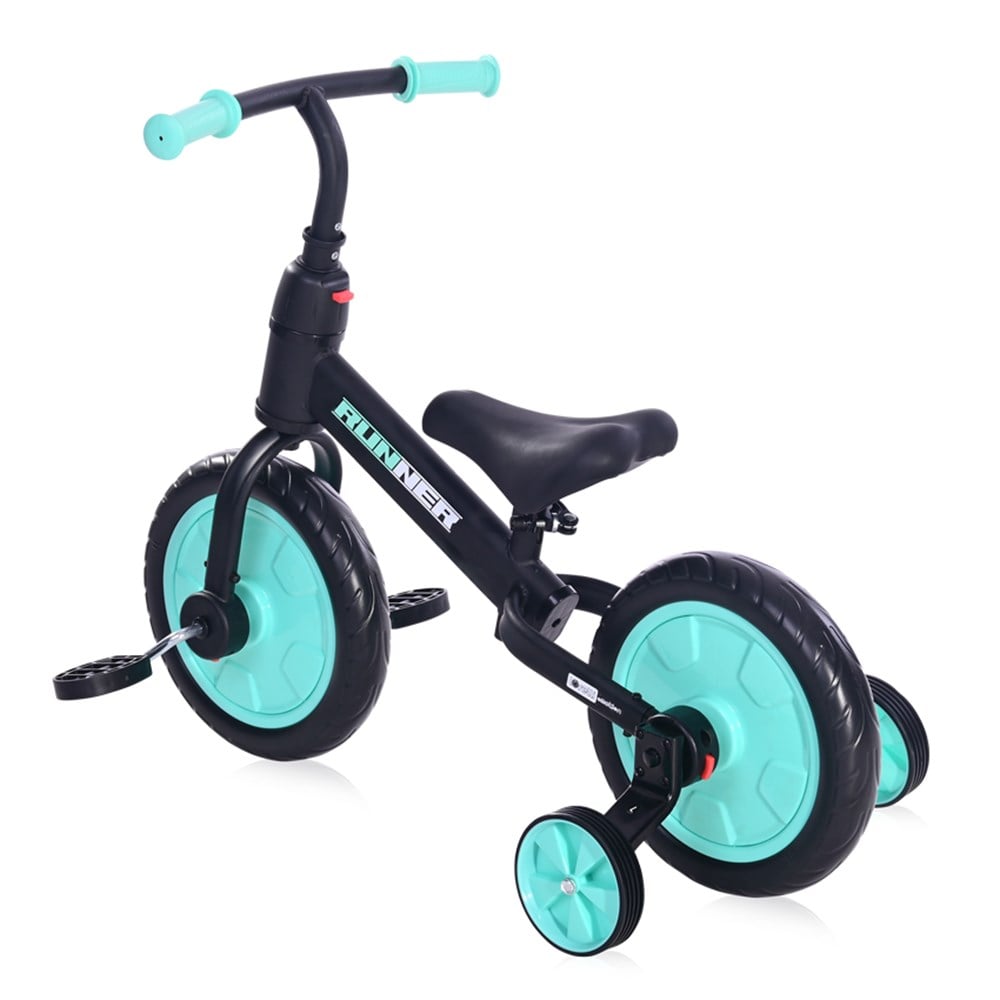 Lorelli Runner 2in1 Denge Bisikleti  - Black&Turquoise