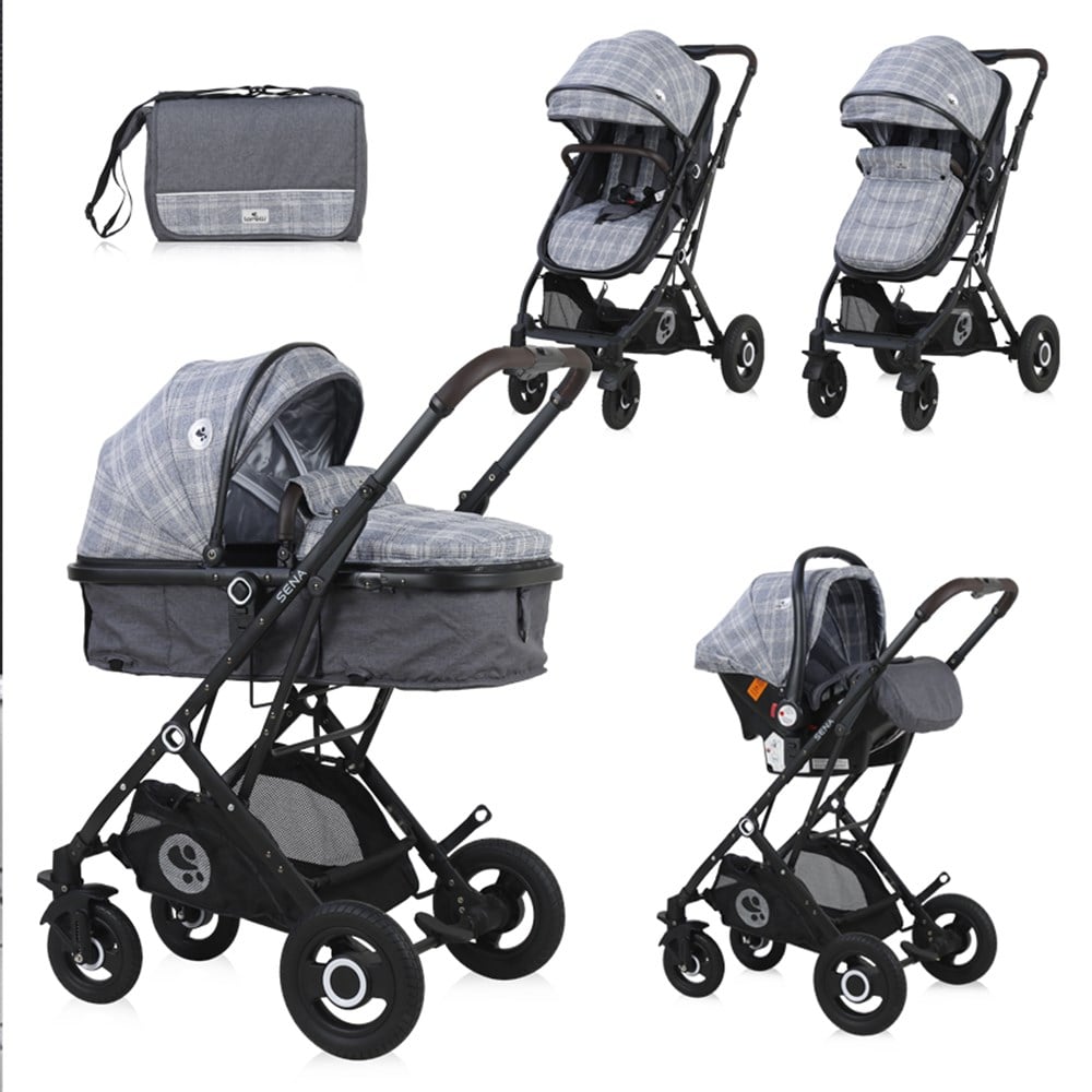 Lorelli Sena Travel Sistem Bebek Arabası Grey Squared