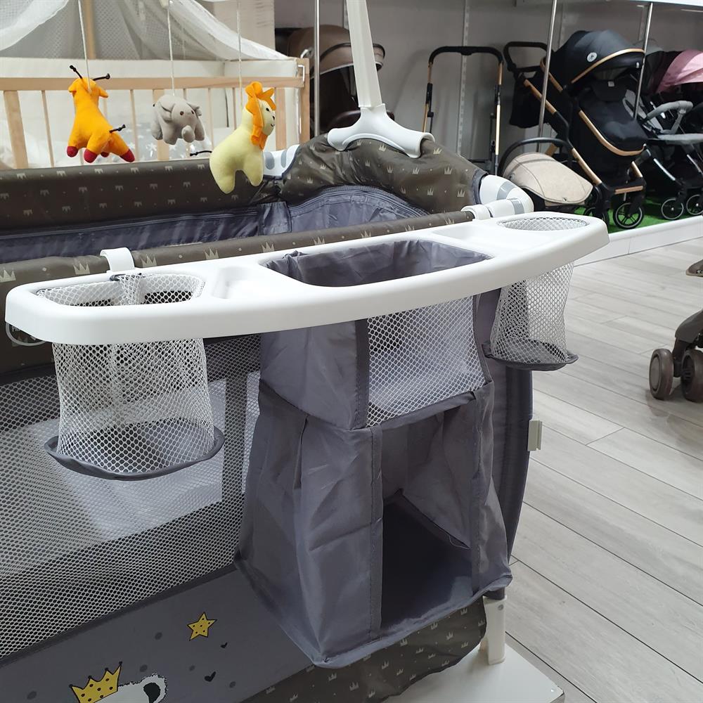 Lorelli Sleep N Dream 2 Layers Plus Park Yatak - Grey Bear