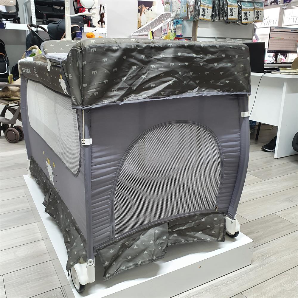 Lorelli Sleep N Dream 2 Layers Plus Park Yatak - Grey Bear