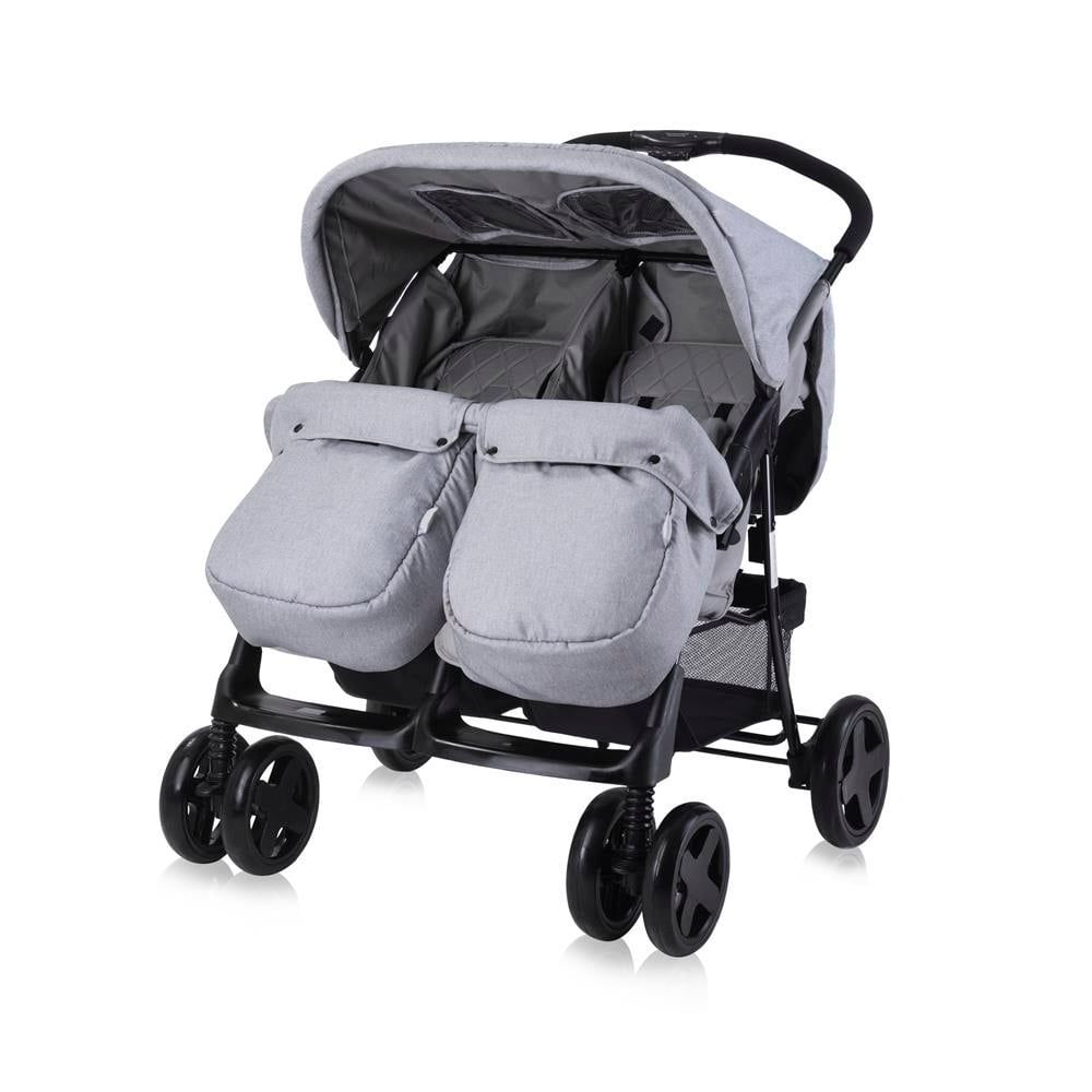 Lorelli Twin Ikiz Bebek Arabası – Cool Grey