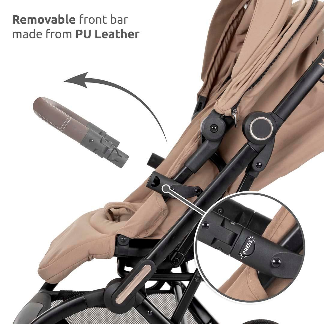 Lorelli MAKAYA 360 Dönebilen Kabin Tipi Bebek Arabası - Beige