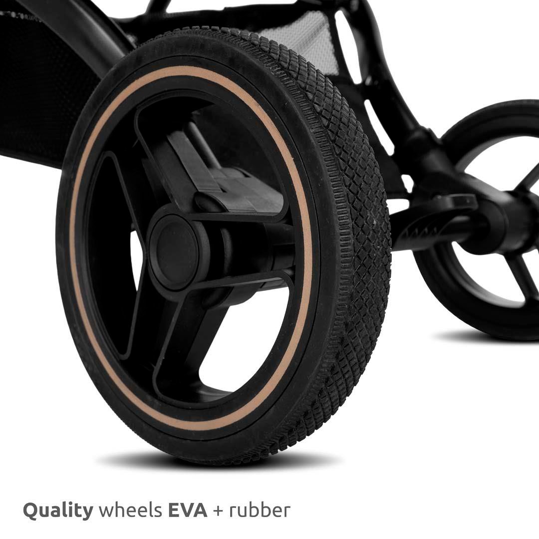 Lorelli MAKAYA 360 Dönebilen Kabin Tipi Bebek Arabası - Black