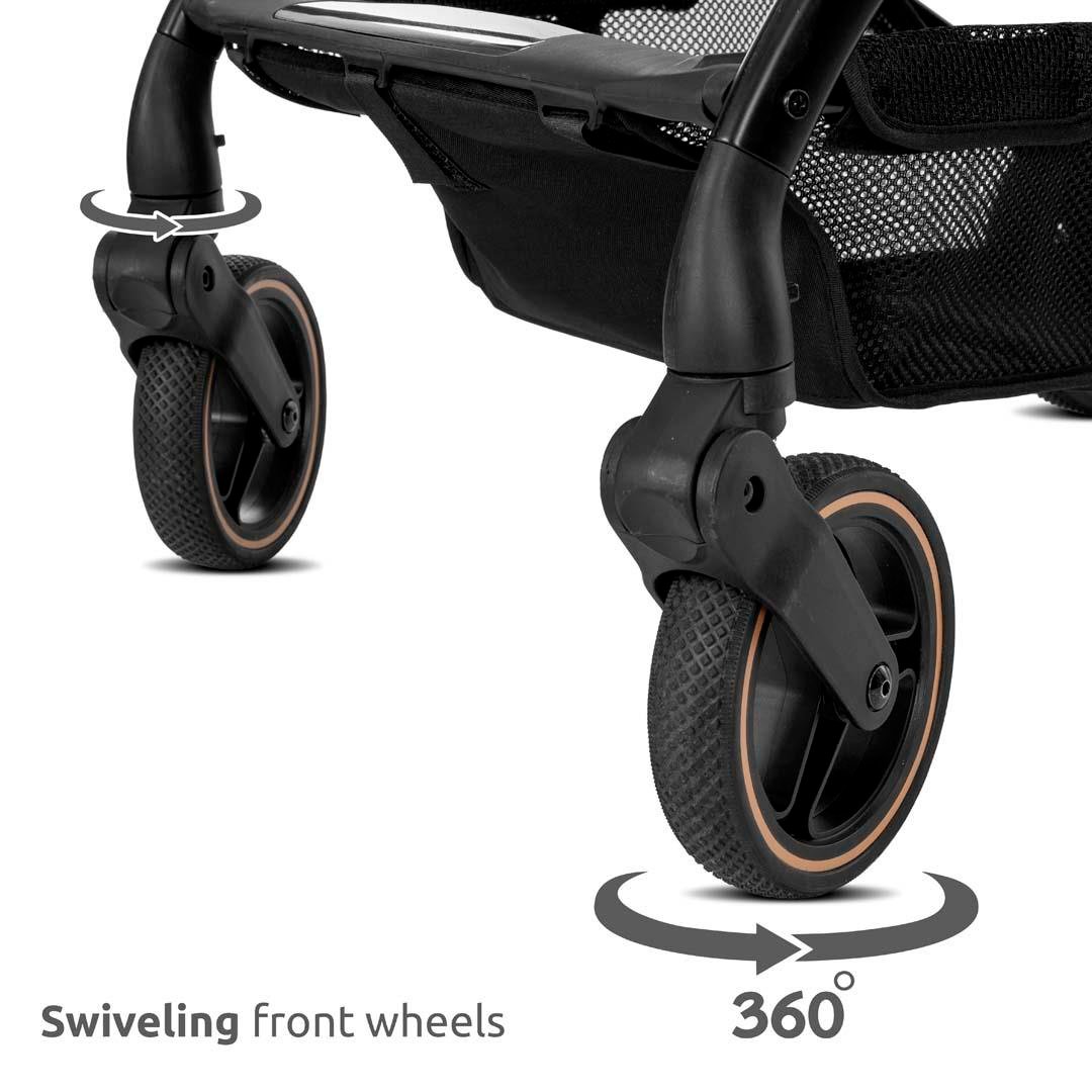 Lorelli MAKAYA 360 Dönebilen Kabin Tipi Bebek Arabası - Grey