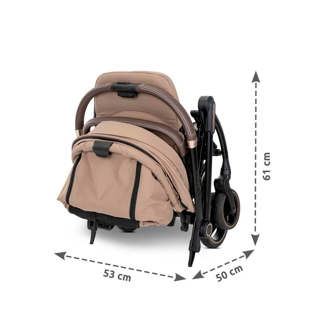 Lorelli MAKAYA 360 Dönebilen Kabin Tipi Bebek Arabası - Black