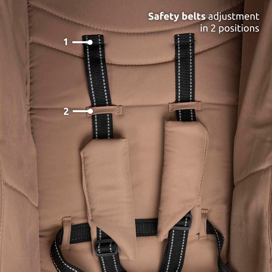 Lorelli MAKAYA 360 Dönebilen Kabin Tipi Bebek Arabası - Beige