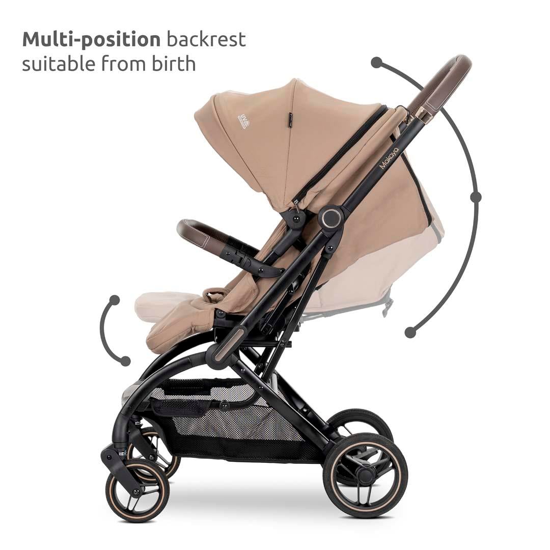 Lorelli MAKAYA 360 Dönebilen Kabin Tipi Bebek Arabası - Beige