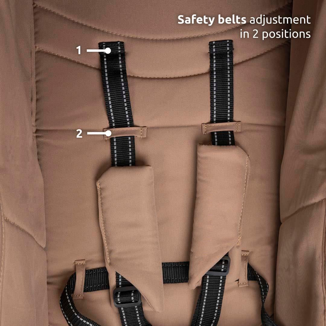 Lorelli MAKAYA 360 Dönebilen Kabin Tipi Bebek Arabası - Black
