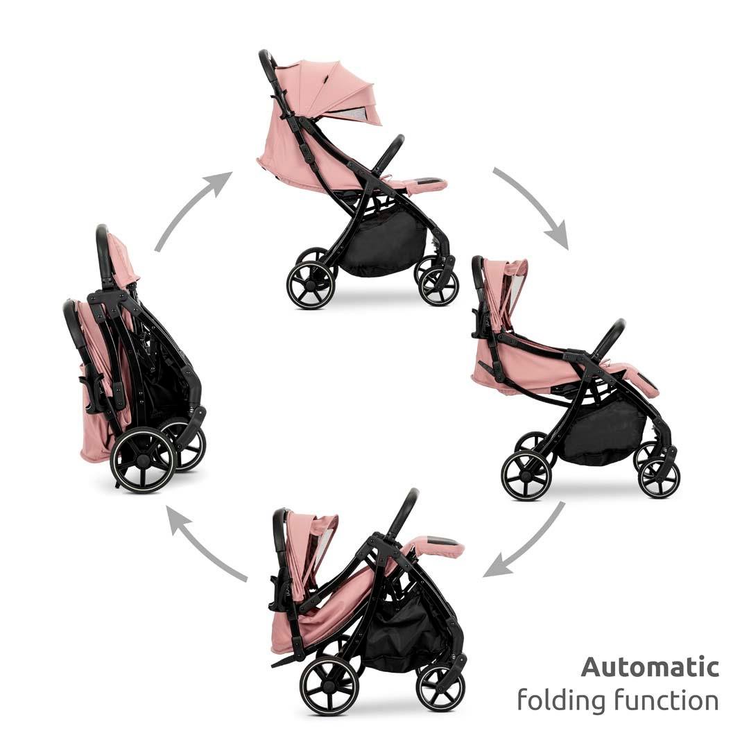 Lorelli Minori Plus Otomatik Katlanır Kabin Boy Bebek Arabası - Black
