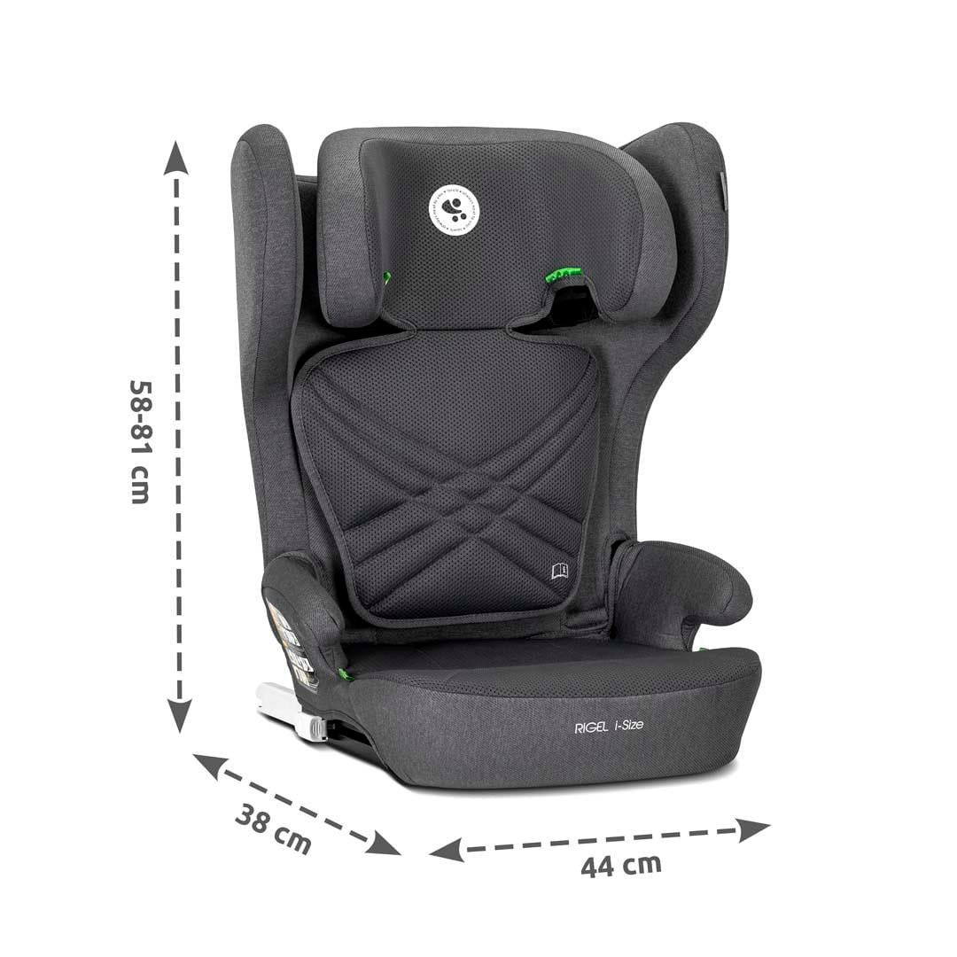 Lorelli RIGEL Katlanır Isofix I-Size 3-12 yaş (100-150 cm) Oto Koltuğu - Grey 