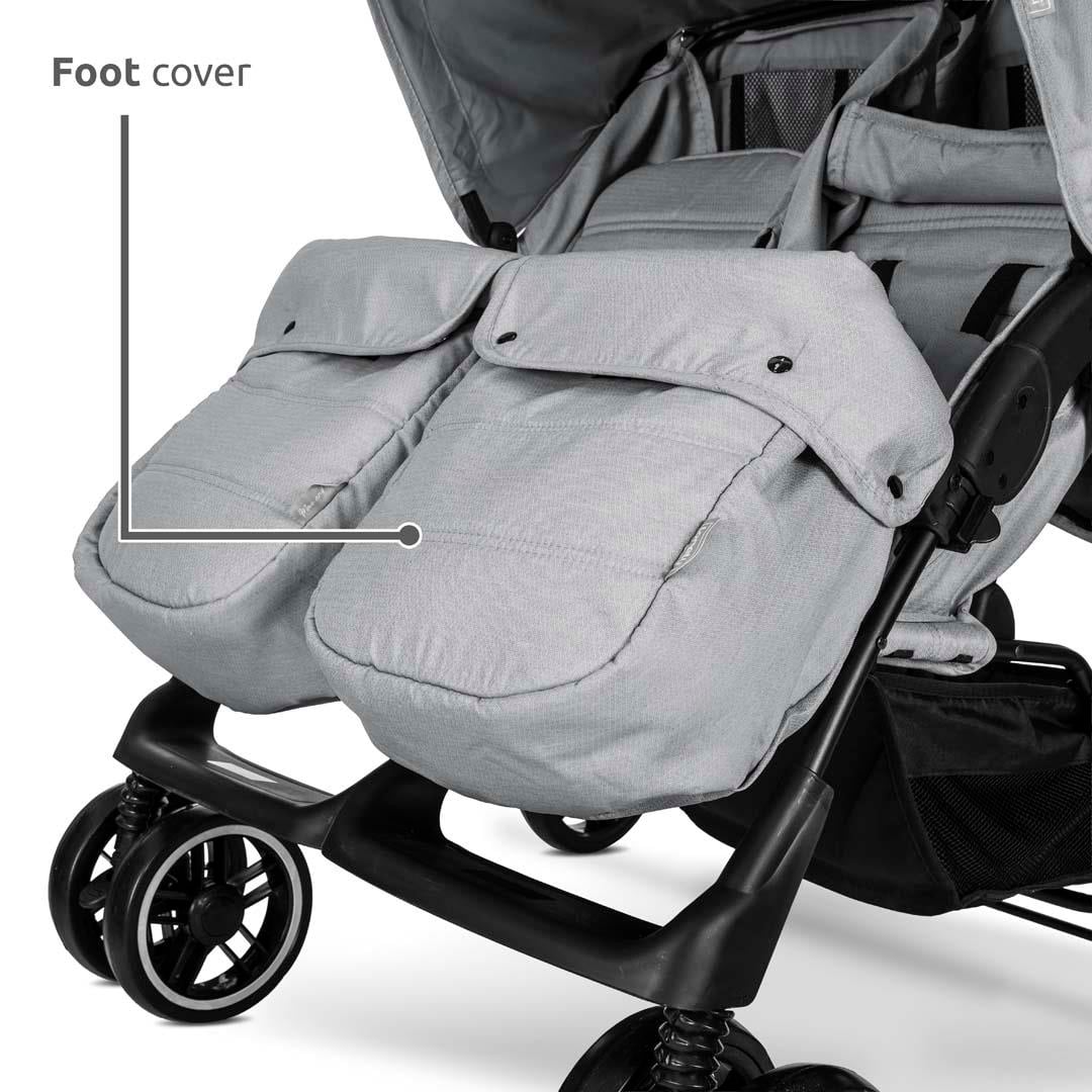 Lorelli Twin Ikiz Bebek Arabası – Cool Grey
