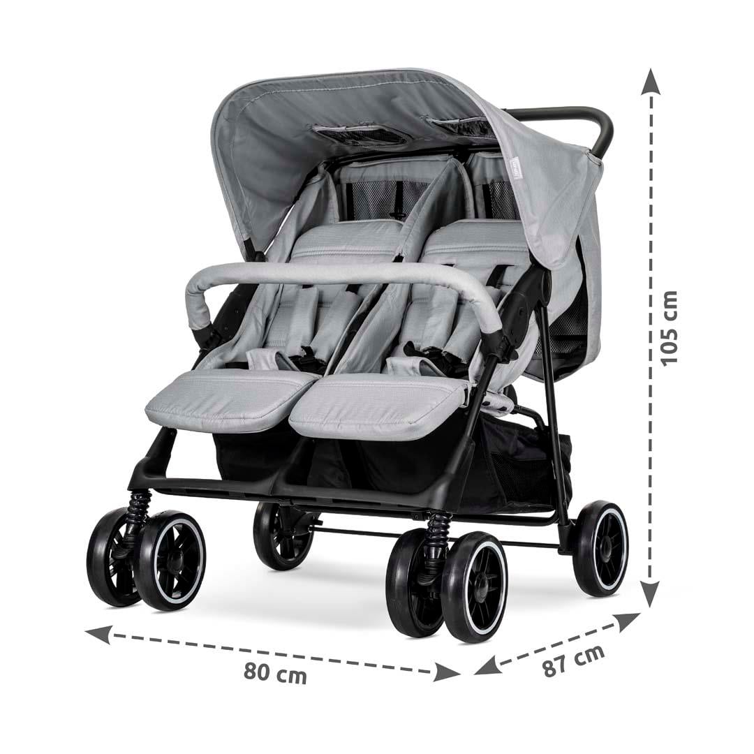 Lorelli Twin Ikiz Bebek Arabası – Cool Grey