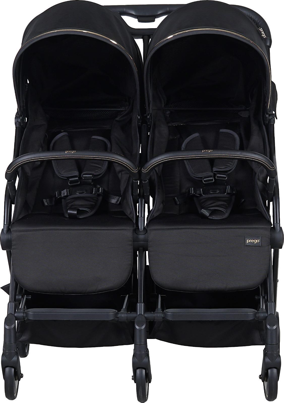 Prego London İkiz Bebek Arabası 2236 Siyah