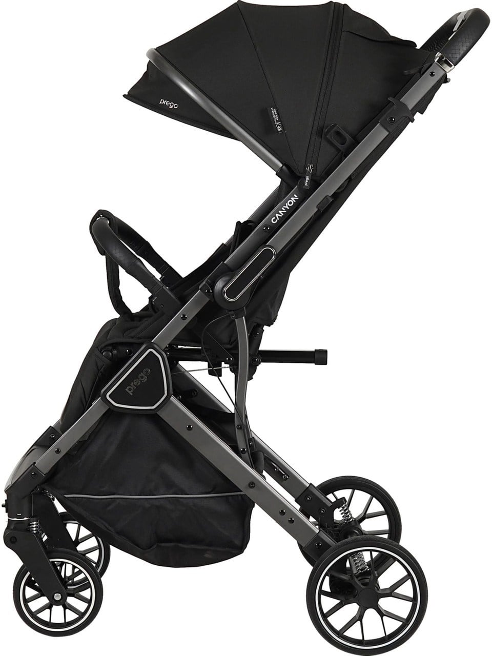 Prego Canyon Çift Yönlü Kabin Boy & Travel Set Bebek Arabası - Black