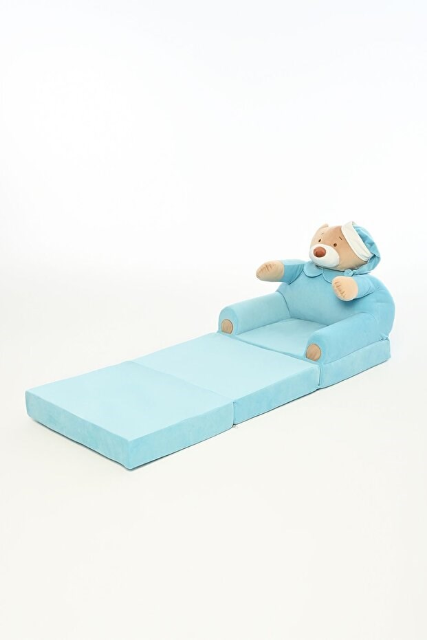 Pufu Toys Portatif, Yıkanabilir, Katlanabilir Peluş Çocuk Koltuğu 120 cm