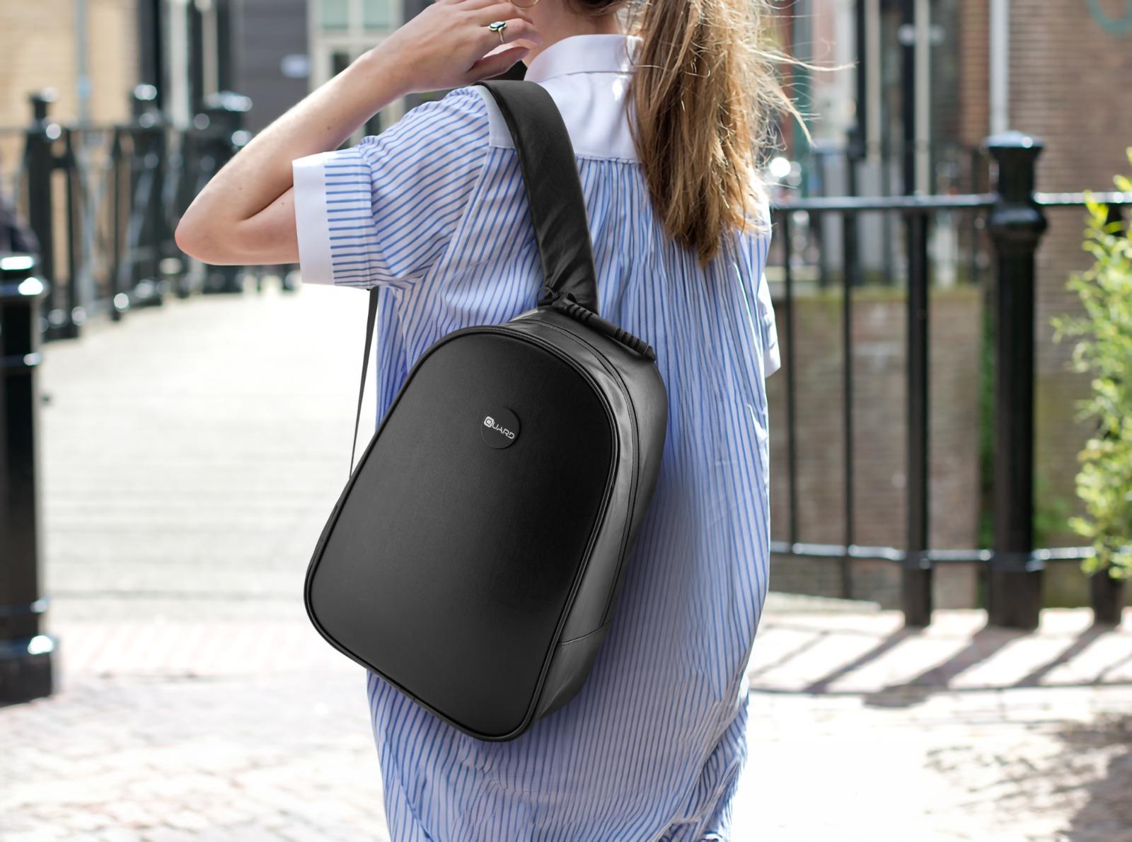 Quard & Baby Bushuo Egg Bag Kapsül Sırt Çantası D00140 Siyah