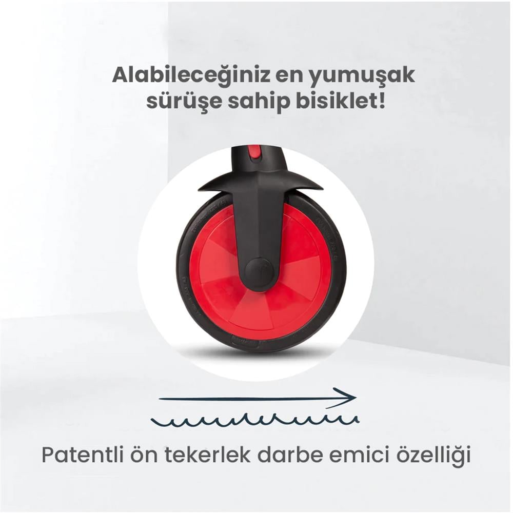 Smartrike STR3 5 in 1 Üç Tekerlekli Bisiklet - Red