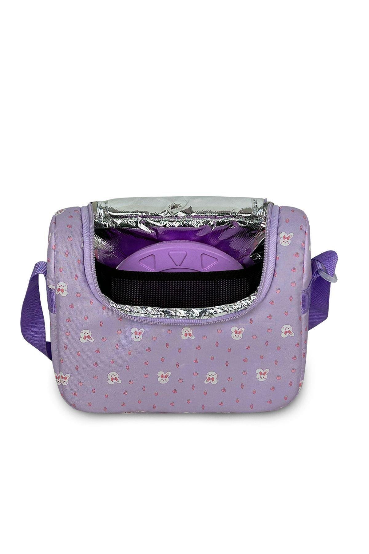 Stylo Byebye Yummy Okul Öncesi Kreş Çocuk El ve Omuz Termo Beslenme Çantası ( TAVSAN )