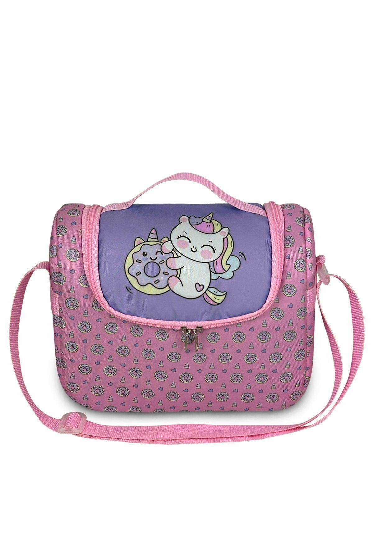 Stylo Byebye Yummy Okul Öncesi Kreş Çocuk El ve Omuz Termo Beslenme Çantası ( UNICORN )