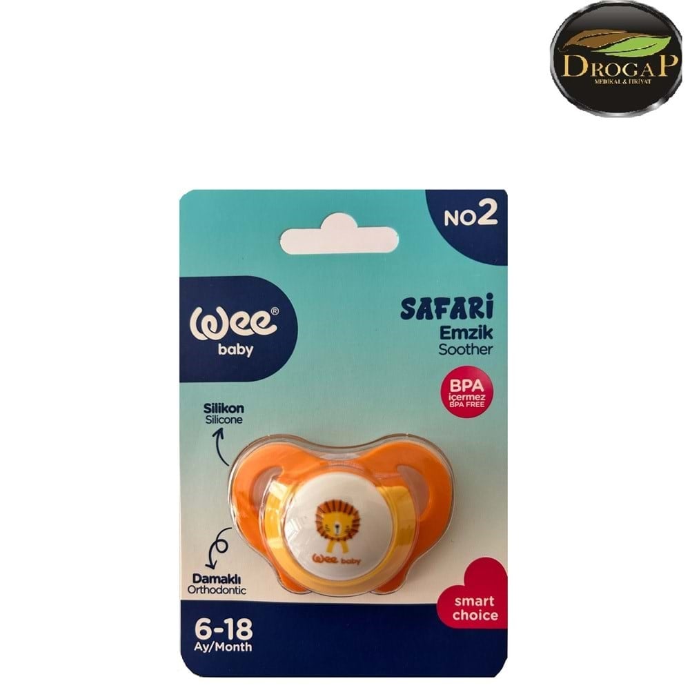 Wee Baby Safari Emzik No:2 Karma Renk