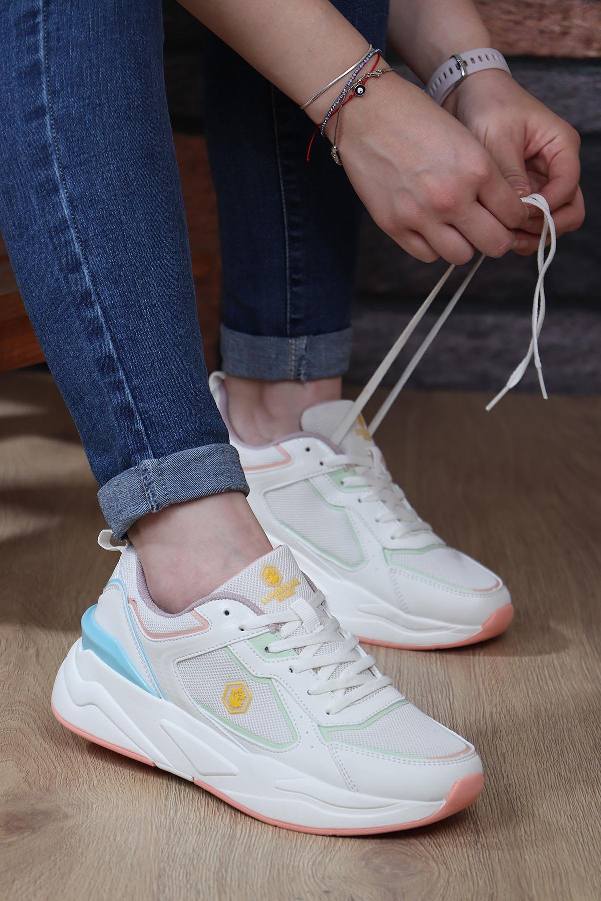 Lumberjack Oxford Memory Foam Kadın Sneaker Spor Ayakkabı