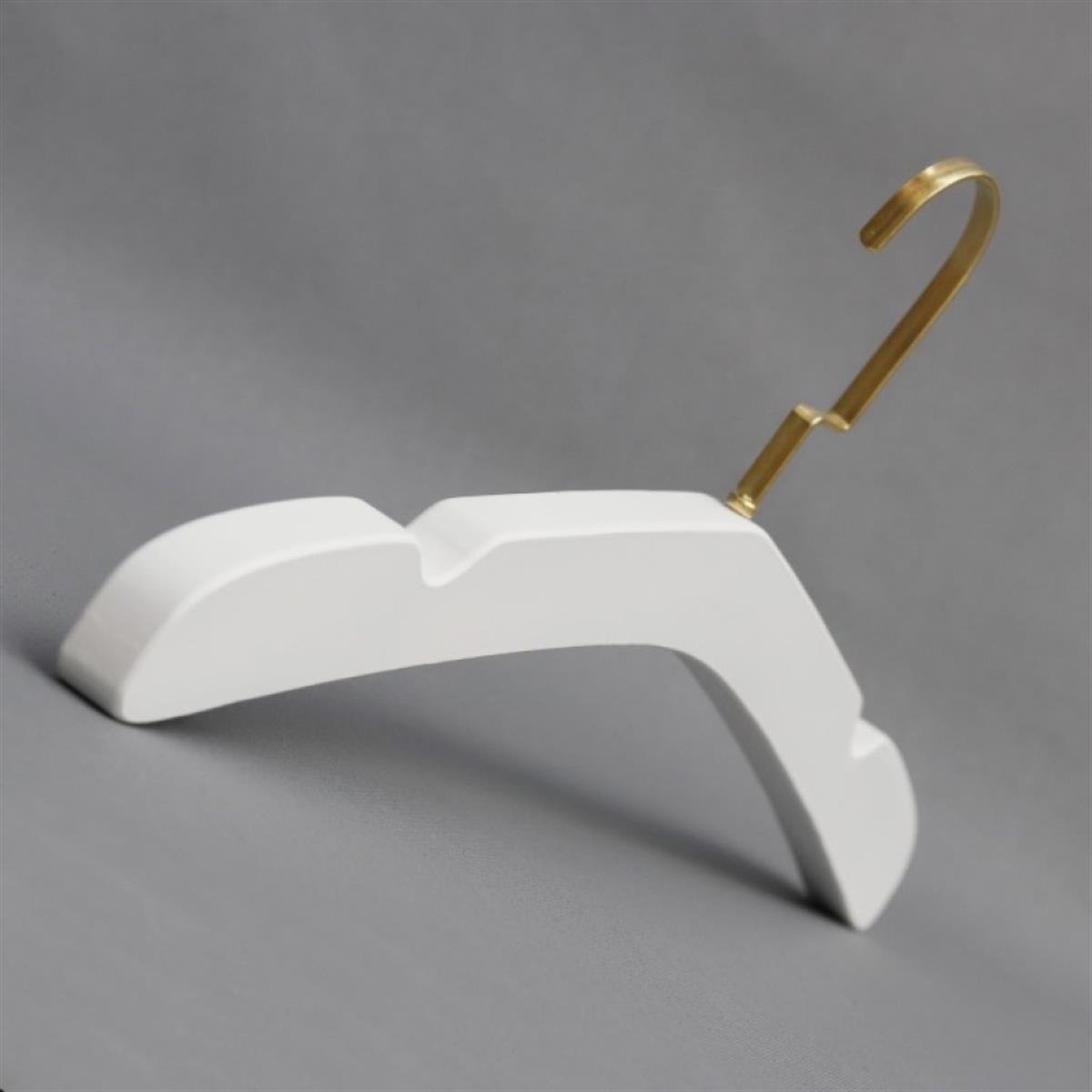 100 Adet Ahşap Gelinlik Askısı Abiye Askısı Beyaz Amerikan Kanca