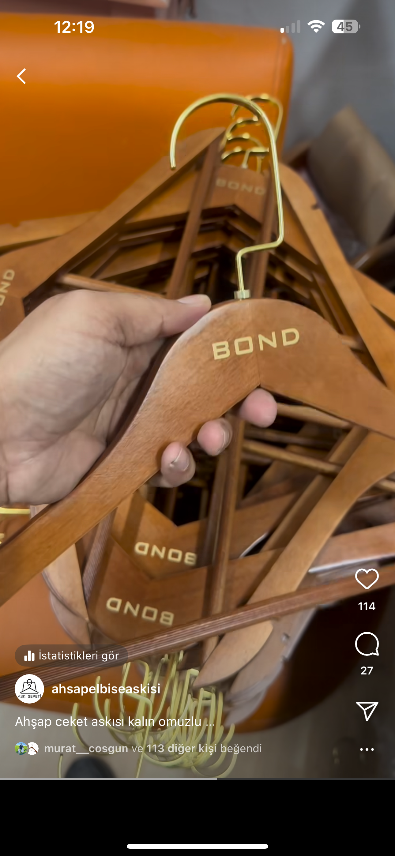 100 adet ahşap pantolon askısı Siyah 200 adet elbise askısı siyah siyah Amerikan kanca lazer kazıma