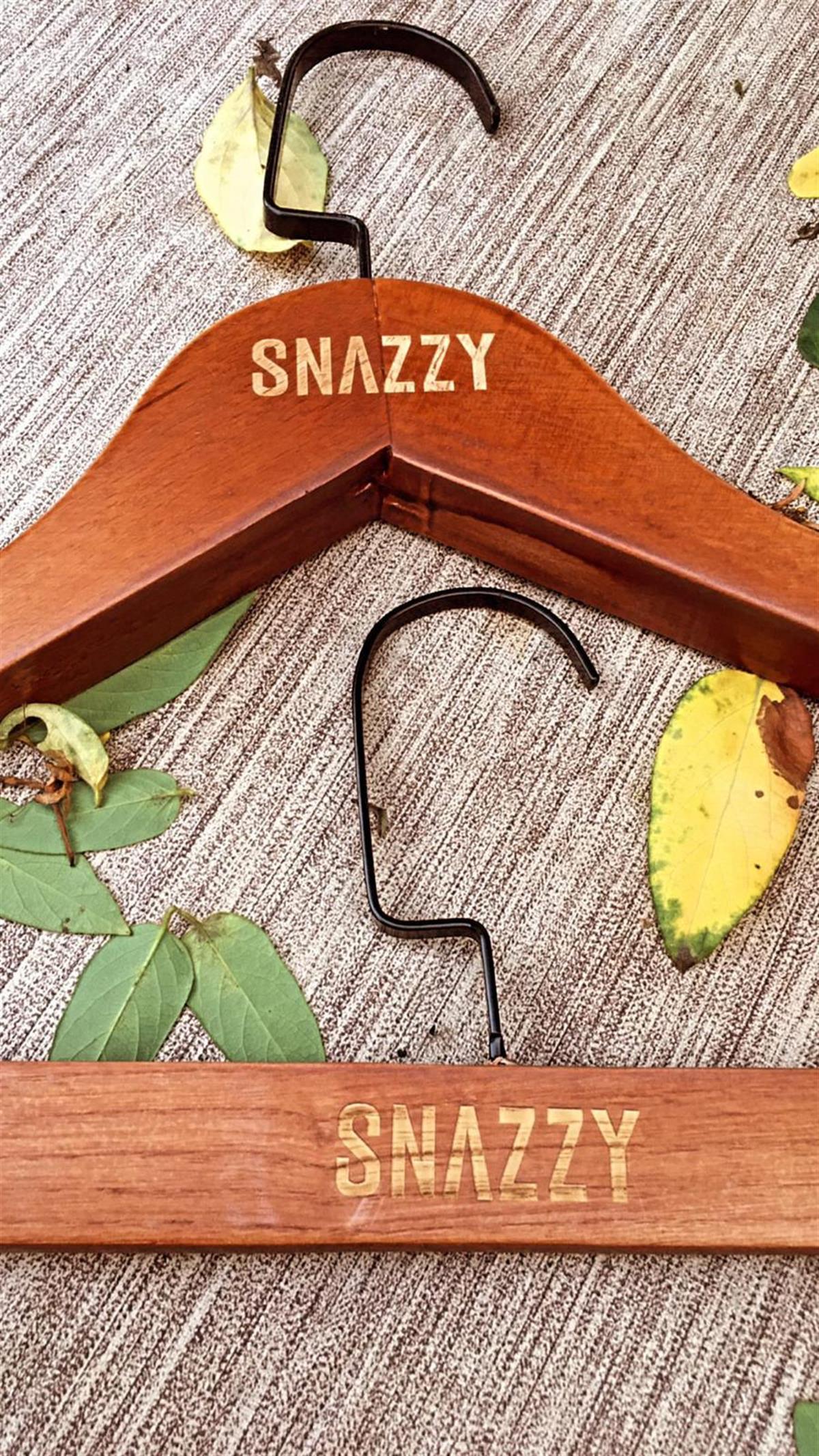 100 Adet Logolu Elbise Askısı Baskılı Elbise Askısı Lazer Baskı Modeli ( Sadece Baskı)