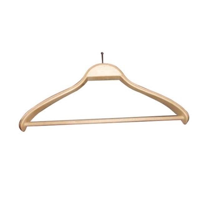 100 Adet Otel Tipi Elbise Askısı Otel Tipi Askı Lamine Takım Elbise Askısı Otel Tipi 45x4,5 cm