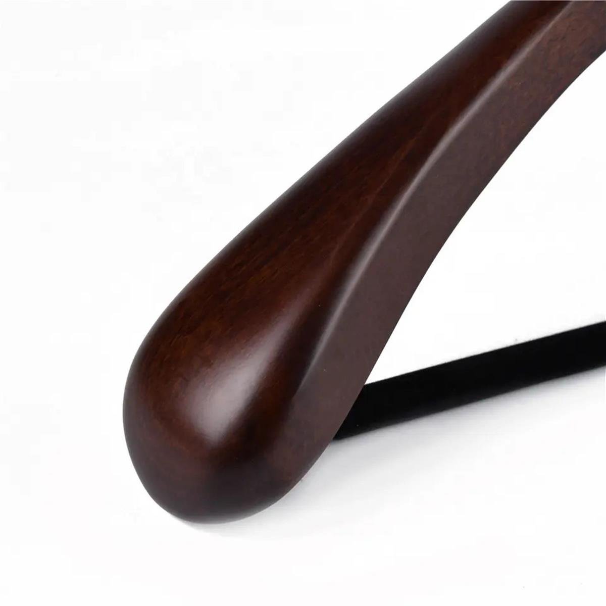 50 Adet Special Ahşap Ceket Askısı Kalın Omuzlu Askı Ceviz 45 cm