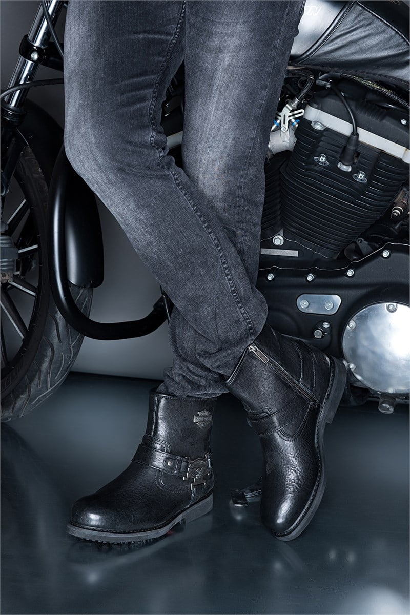 SIYAH HARLEY DAVIDSON ERKEK BOT C1777045803
