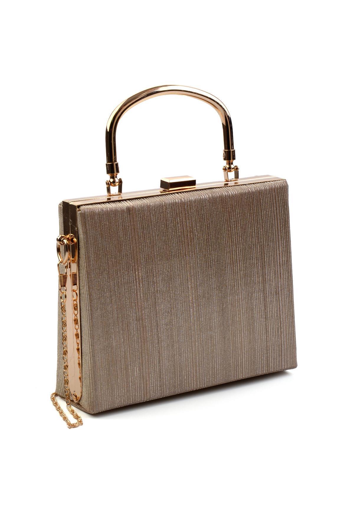 Altın  Kadın Abiye Çanta C06564008978