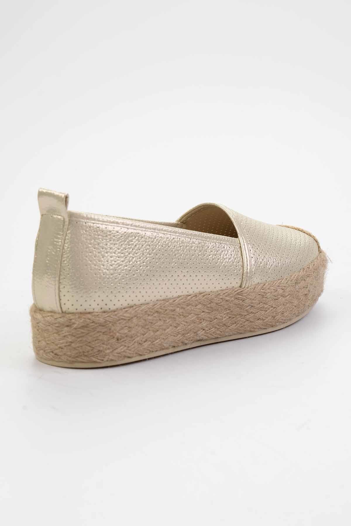 Altın  Kadın Espadril K01586095009