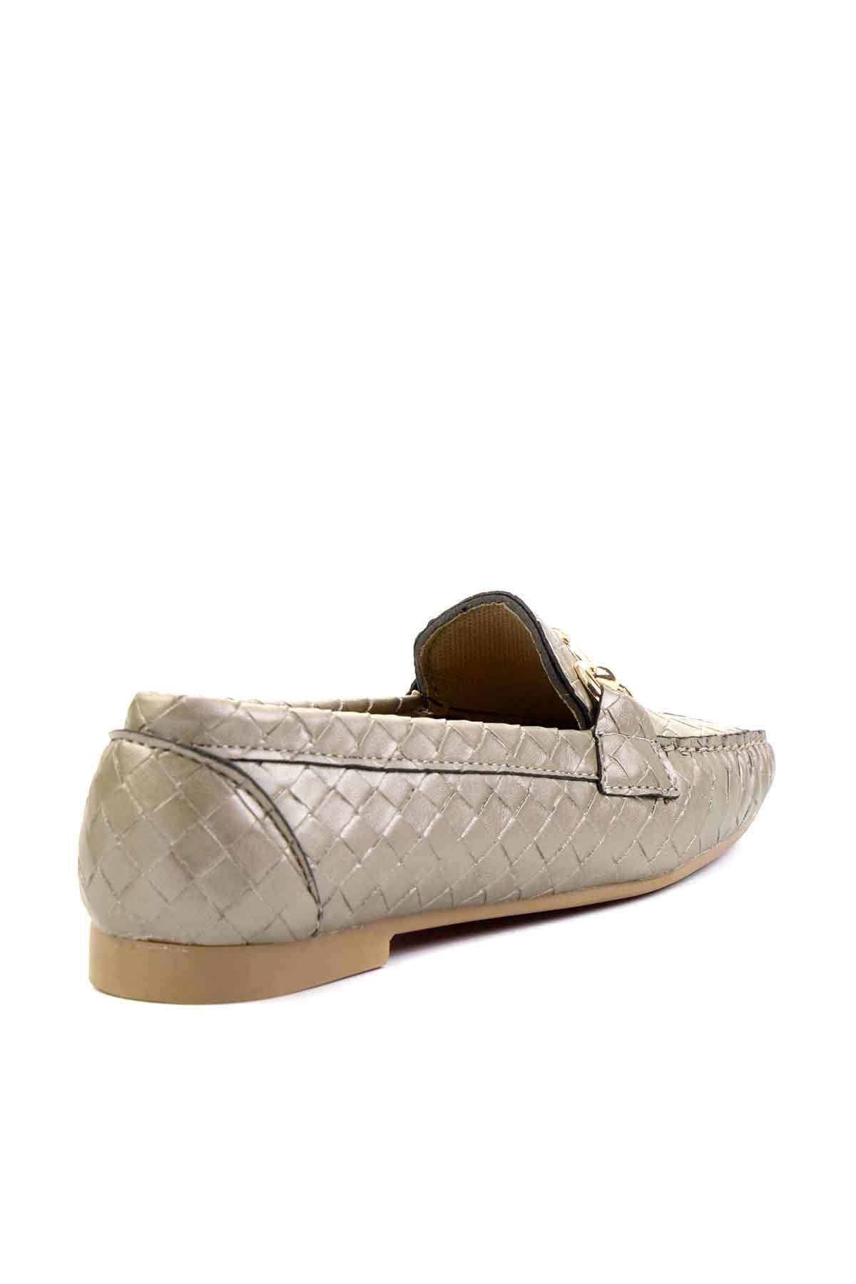 Altın  Kadın Loafer Ayakkabı K01542030710
