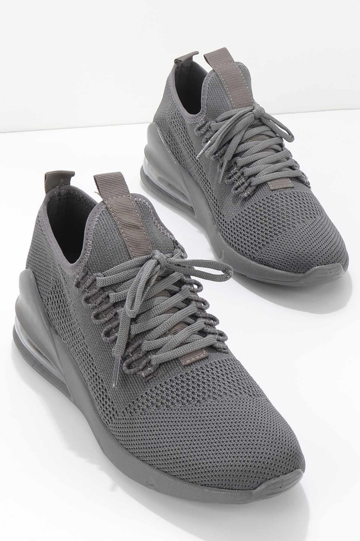 Antrasit Triko  Erkek Sneaker E01122022082
