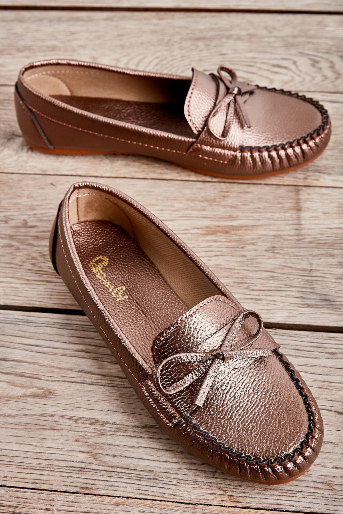 Bakır  Kadın Loafer Ayakkabı K01542005009
