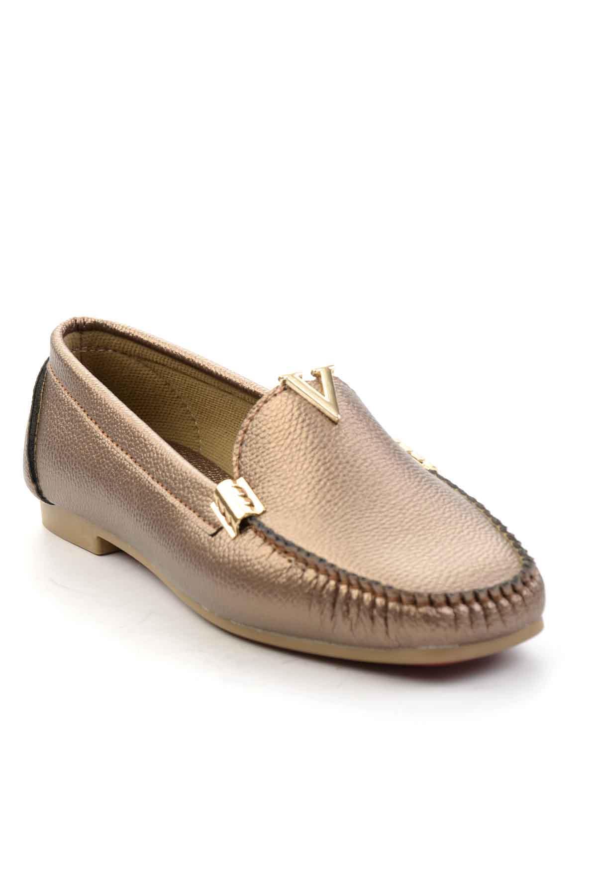 Bakır  Kadın Loafer Ayakkabı K01542030409